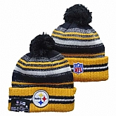Pittsburgh Steelers Team Logo Knit Hat YD (11),baseball caps,new era cap wholesale,wholesale hats